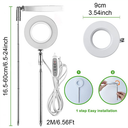 📢📢30% OFF !! ⏰LED Angel Ring Plant Grow Light