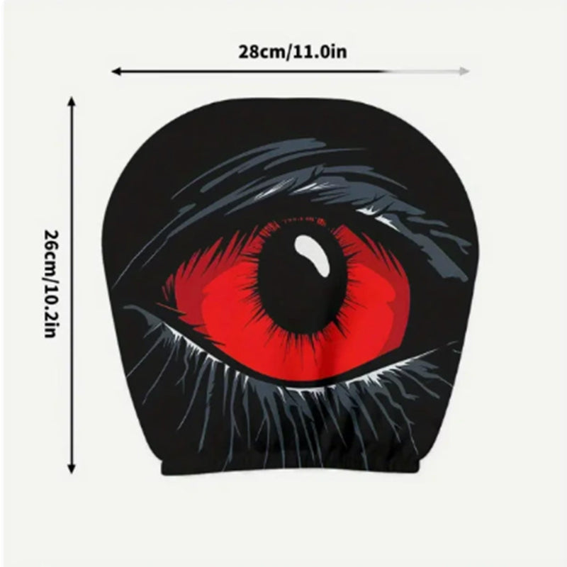 💐50% OFF ! Red Eye Car Headrest Cover – Creepy Design & Soft 😈👁️‍🗨️【Buy 3, Get 1 FREE】