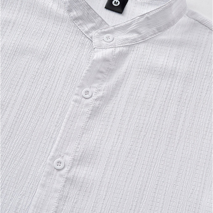 📢📢30% OFF !! ⏰Men's Summer Stand Collar Short Sleeve Shirt