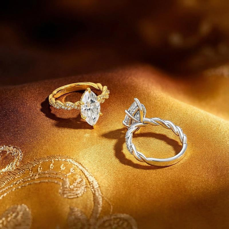 📢📢30% OFF !! ⏰Elegant Sparkling Cubic Zirconia Ring