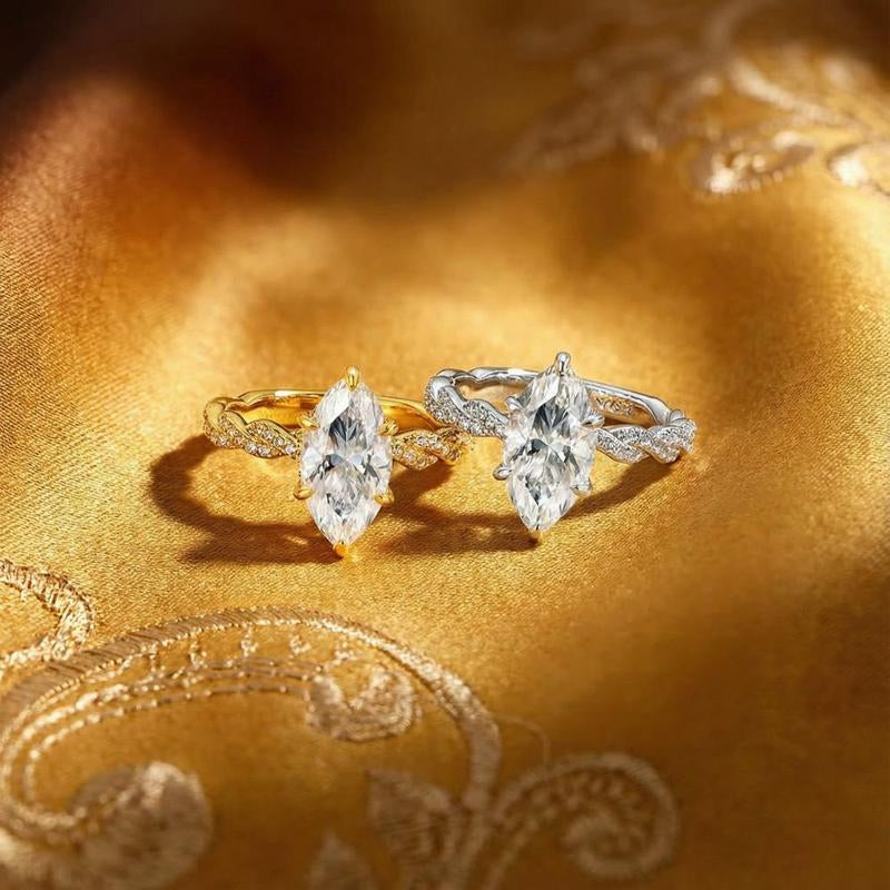 📢📢30% OFF !! ⏰Elegant Sparkling Cubic Zirconia Ring