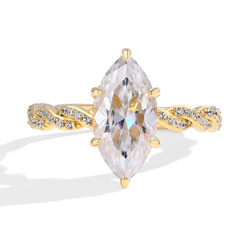 📢📢30% OFF !! ⏰Elegant Sparkling Cubic Zirconia Ring