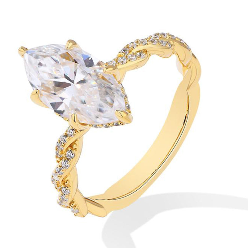 📢📢30% OFF !! ⏰Elegant Sparkling Cubic Zirconia Ring
