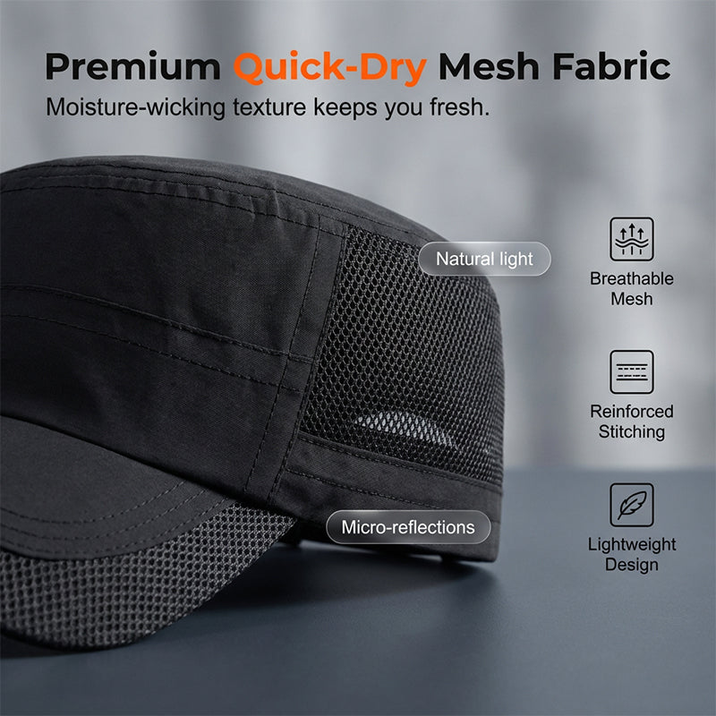 📢📢30% OFF !! ⏰Outdoor Mesh Panel Flat Top Cap