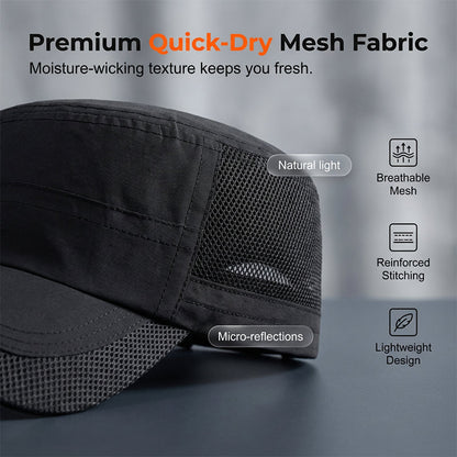 📢📢30% OFF !! ⏰Outdoor Mesh Panel Flat Top Cap