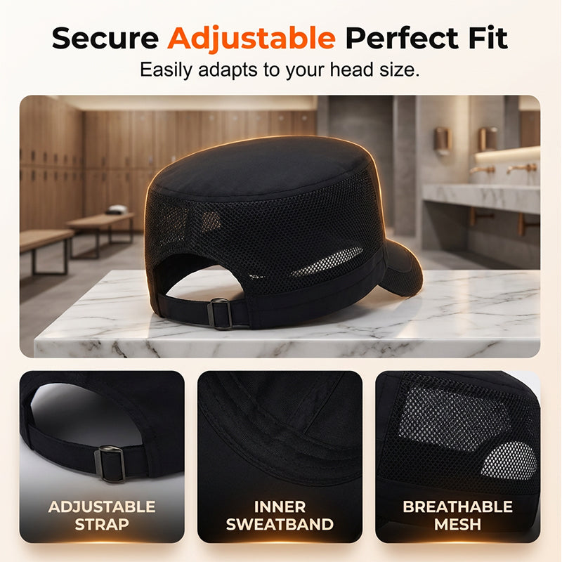 📢📢30% OFF !! ⏰Outdoor Mesh Panel Flat Top Cap