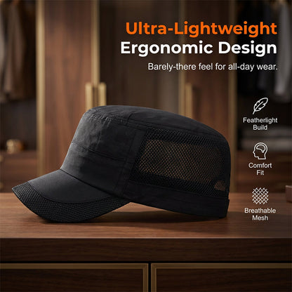 📢📢30% OFF !! ⏰Outdoor Mesh Panel Flat Top Cap