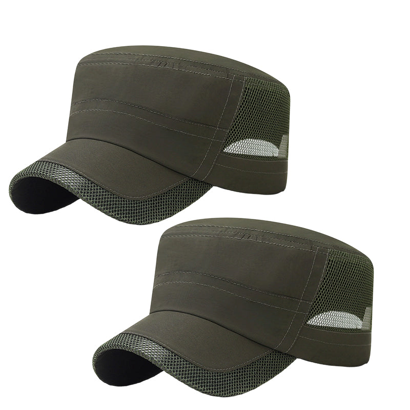 📢📢30% OFF !! ⏰Outdoor Mesh Panel Flat Top Cap