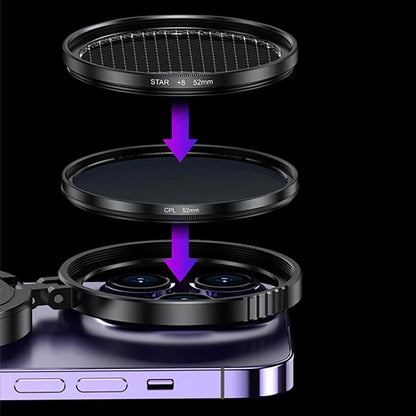 📢📢30% OFF !! ⏰2-in-1 Magnetic CPL & Star Filter Lens