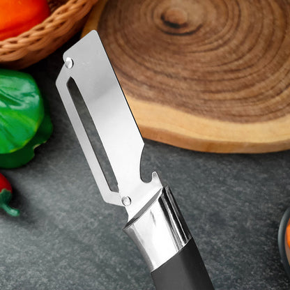 📢📢40% OFF !! ⏰ Thickened Stainless Steel Multi-Peeler – Heavy-Duty, Wide Blade, Bottle Opener 🍺