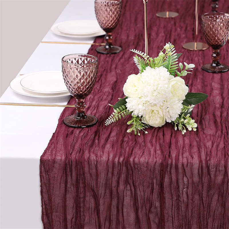 Bohemian Table Runner for Wedding & Party Decor