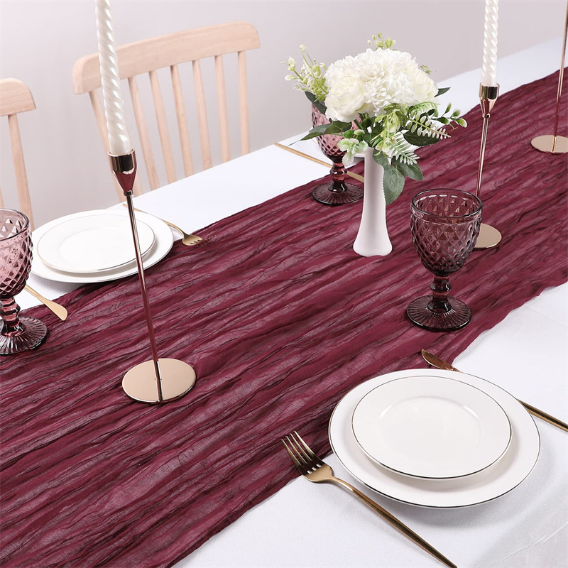 Bohemian Table Runner for Wedding & Party Decor