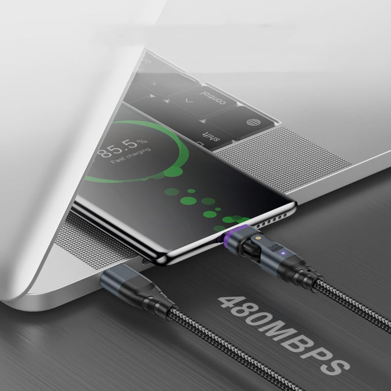 🥇The Innovation of 2026🥇PD 240W 180° Rotation Magnetic Charging Cable📢📢30% OFF !! ⏰