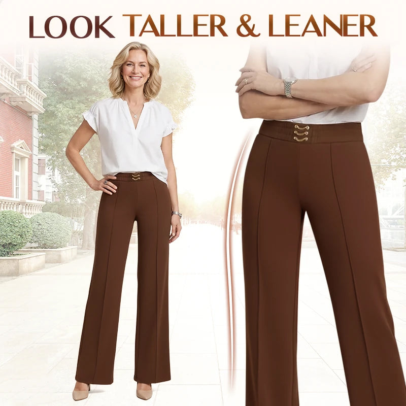 📢📢30% OFF !! ⏰Women's High-Waist Wide-Leg Trousers