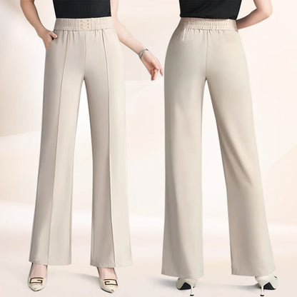 📢📢30% OFF !! ⏰Women's High-Waist Wide-Leg Trousers