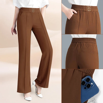 📢📢30% OFF !! ⏰Women's High-Waist Wide-Leg Trousers