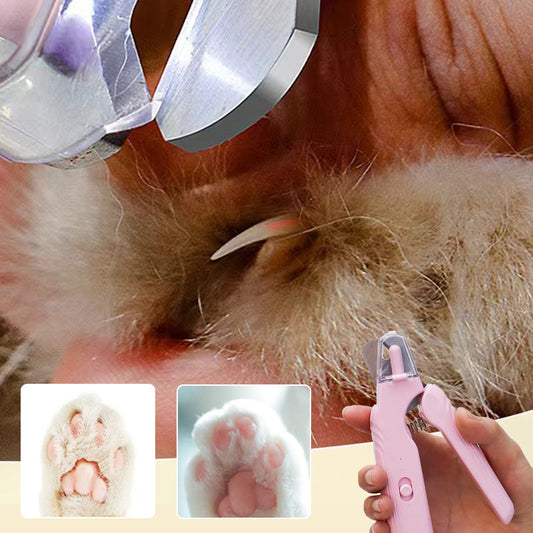 📢📢30% OFF !! ⏰2-in-1 LED Pet Nail Clipper
