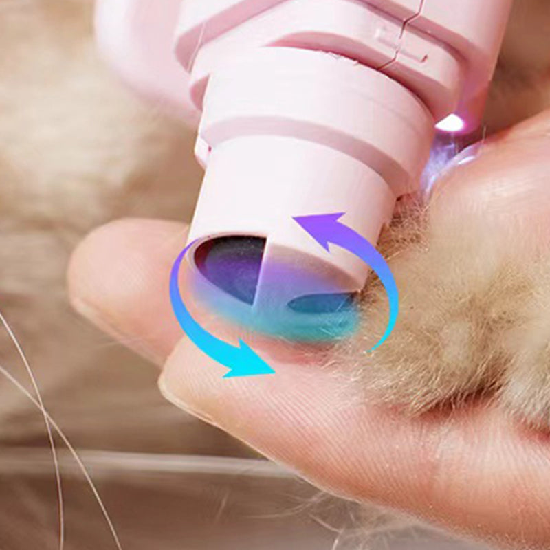 📢📢30% OFF !! ⏰2-in-1 LED Pet Nail Clipper