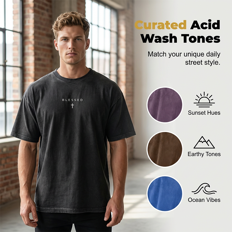 📢📢30% OFF !! ⏰Men's Vintage T-Shirt with Cross & Letter Print