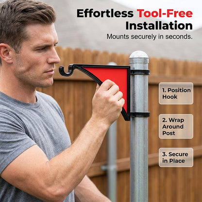 📢📢30% OFF !! ⏰Multi-Use Patio & Garden Fence Post Hanger Hook