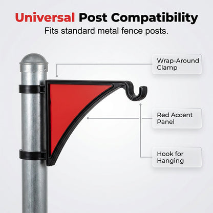 📢📢30% OFF !! ⏰Multi-Use Patio & Garden Fence Post Hanger Hook
