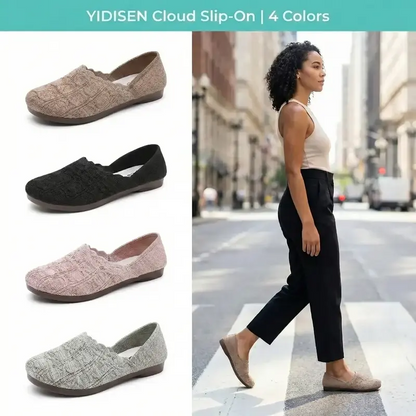 📢📢40% OFF !! ⏰Women's Breathable Woven Slip-On Flats🥿