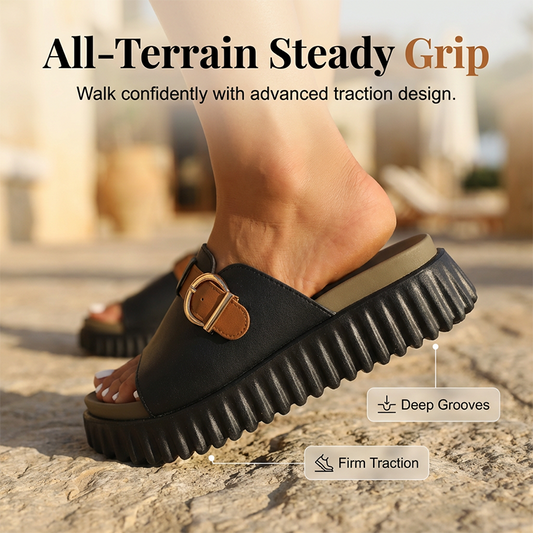 📢📢30% OFF !! ⏰Women's Comfortable Platform Slide Sandals