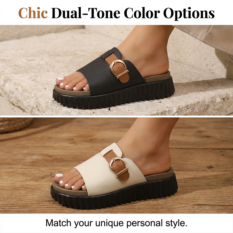 📢📢30% OFF !! ⏰Women's Comfortable Platform Slide Sandals