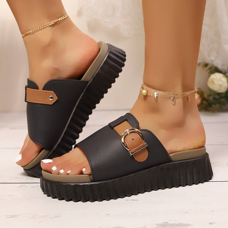 📢📢30% OFF !! ⏰Women's Comfortable Platform Slide Sandals