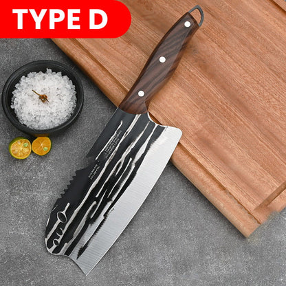 📢📢40% OFF !! ⏰Stainless Steel Kitchen Knife with Ergonomic Handle