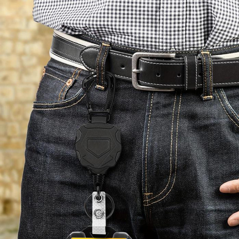 📢📢30% OFF !! ⏰Retractable Heavy Duty Badge Reel with Card Holder