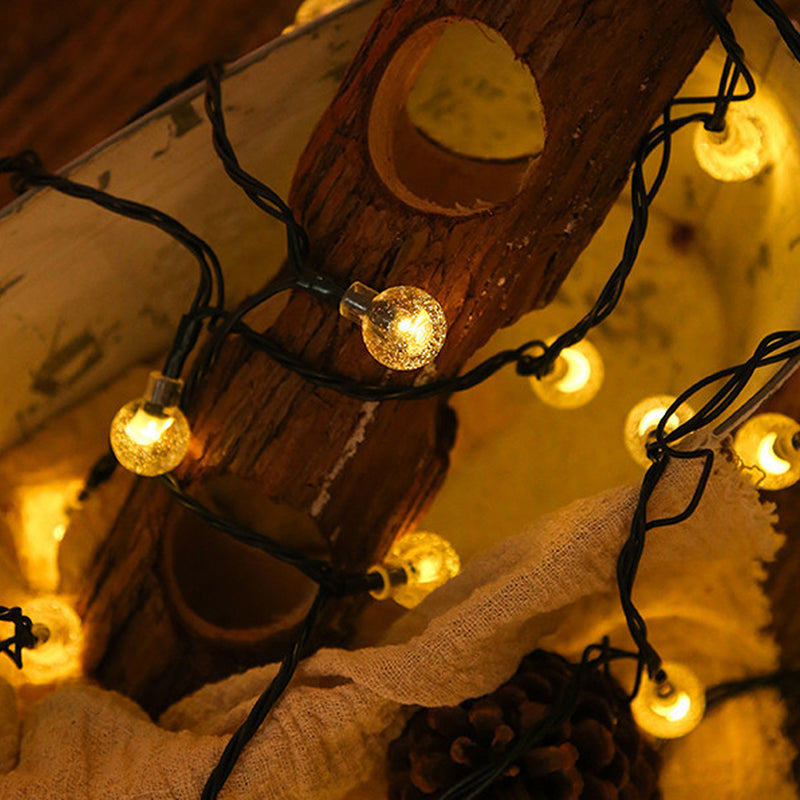 📢📢50% OFF !! ⏰Waterproof Bubble Solar String Lights for Patio