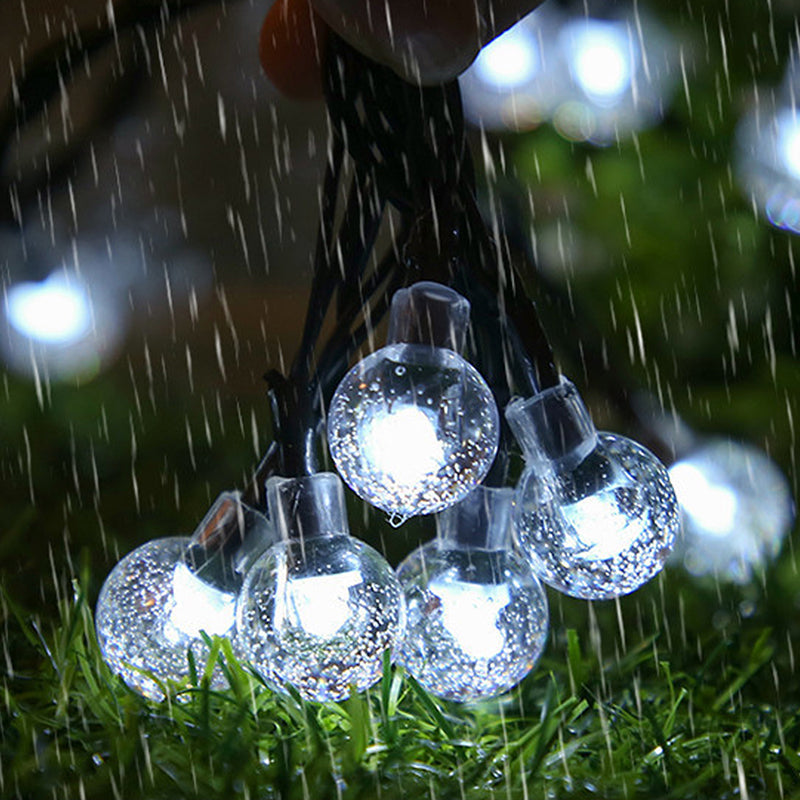 📢📢50% OFF !! ⏰Waterproof Bubble Solar String Lights for Patio