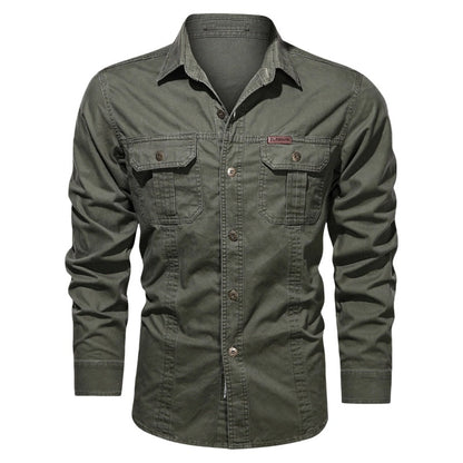 📢📢30% OFF !! ⏰Men's Long Sleeve Cotton Workwear Shirt👔