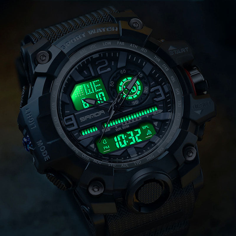 📢📢40% OFF !! ⏰Men's Fashion Multifunctional Waterproof Luminous Watch