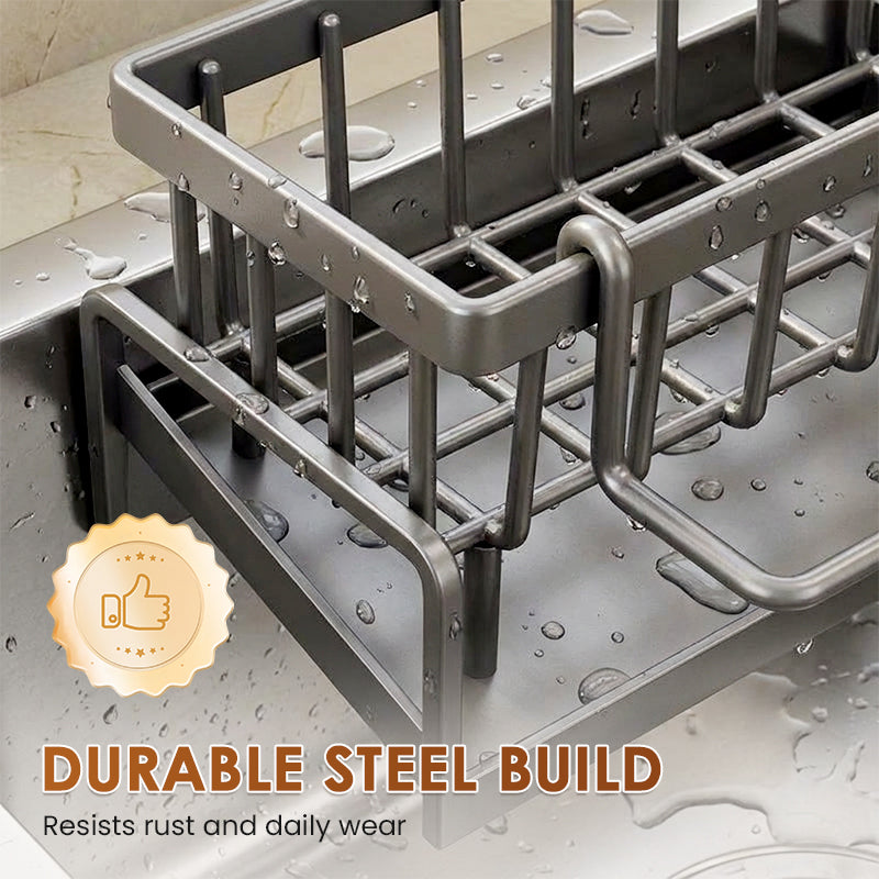 📢📢40% OFF !! ⏰Multifunctional Sink Drain Rack for Kitchen Organization