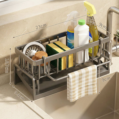 📢📢40% OFF !! ⏰Multifunctional Sink Drain Rack for Kitchen Organization
