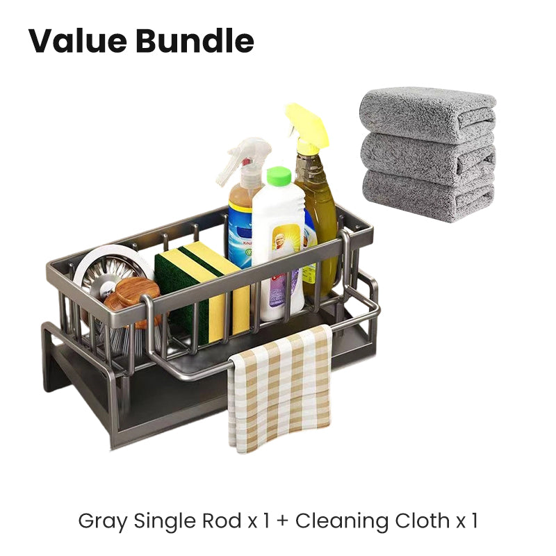📢📢40% OFF !! ⏰Multifunctional Sink Drain Rack for Kitchen Organization