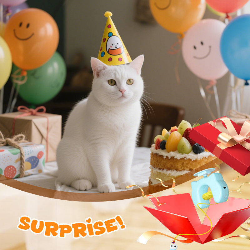 📢📢40% OFF !! ⏰Automatic Retractable Cat Teaser Toy