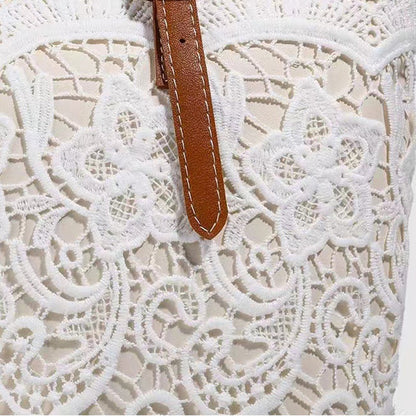 📢📢30% OFF !! ⏰Elegant Lace Large Capacity Tote Bag