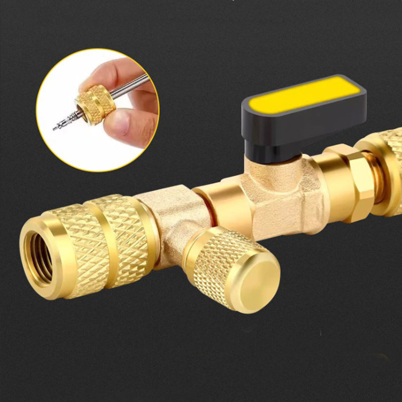 📢📢40% OFF !! ⏰AC Valve Core Removal Tool with SAE 1/4 & 5/16 Port