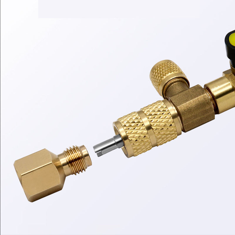 📢📢40% OFF !! ⏰AC Valve Core Removal Tool with SAE 1/4 & 5/16 Port