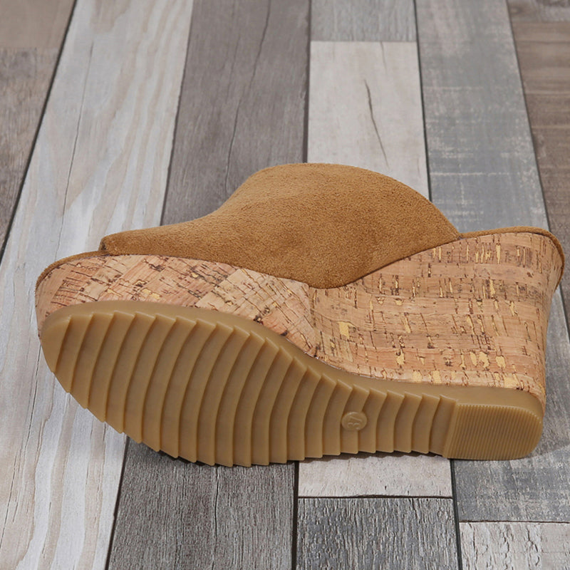 📢📢30% OFF !! ⏰Women's Casual Peep-Toe Wedge Sandals