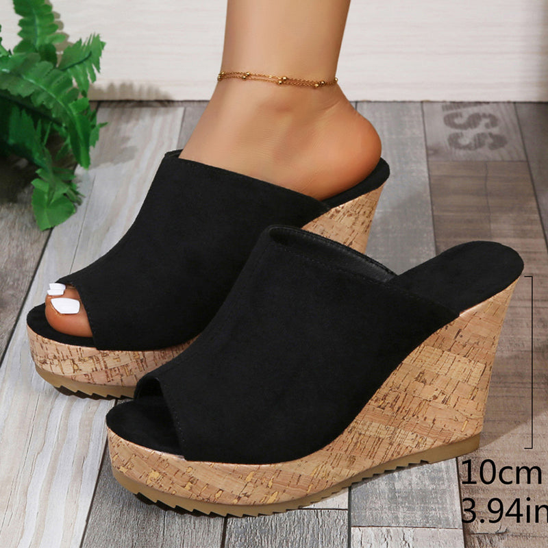 📢📢30% OFF !! ⏰Women's Casual Peep-Toe Wedge Sandals
