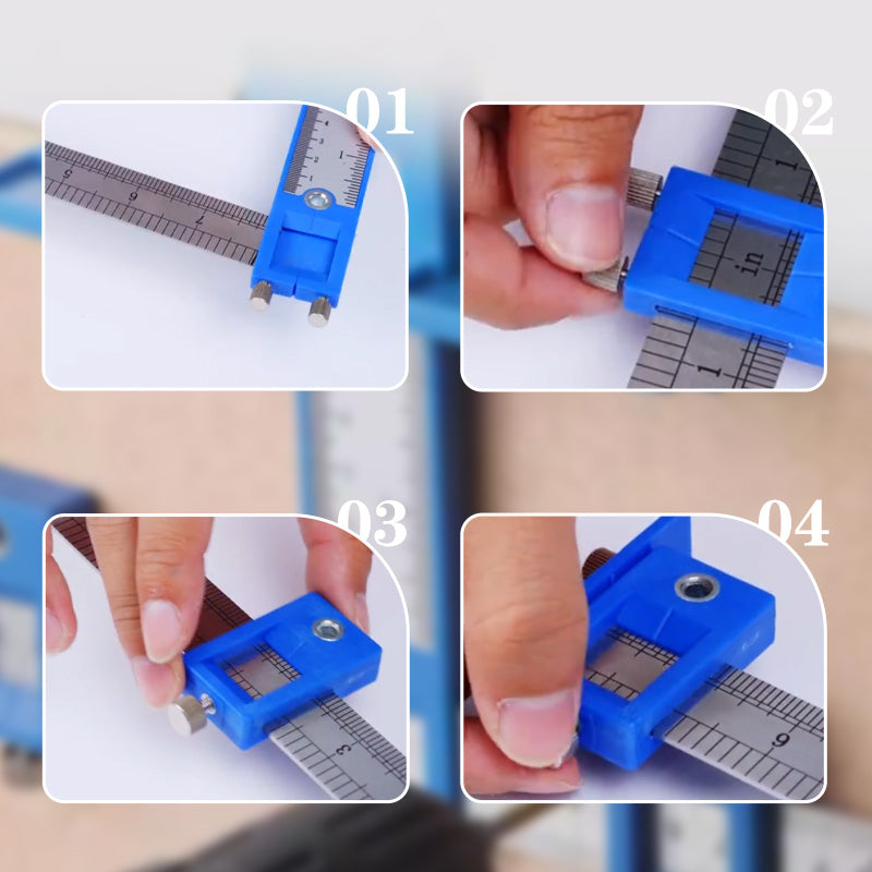 📢📢30% OFF !! ⏰Adjustable Cabinet Hardware Jig for Woodworking