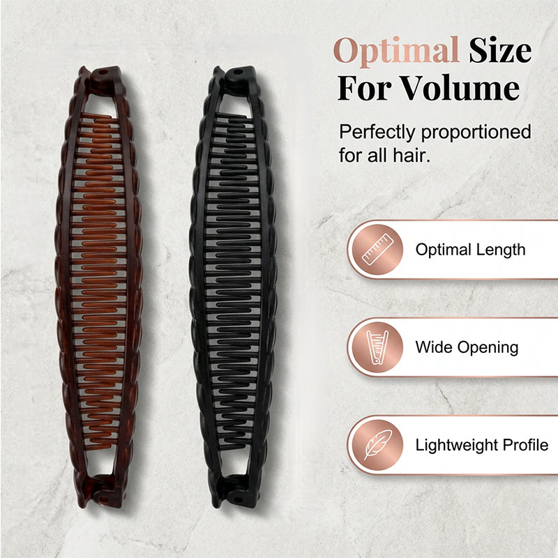 Effortless Styling Flexible Hair Comb Clip