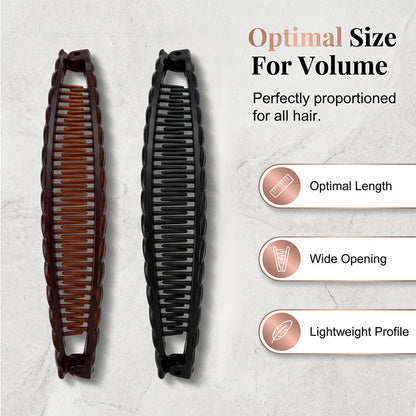 Effortless Styling Flexible Hair Comb Clip