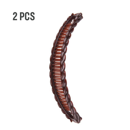 Effortless Styling Flexible Hair Comb Clip