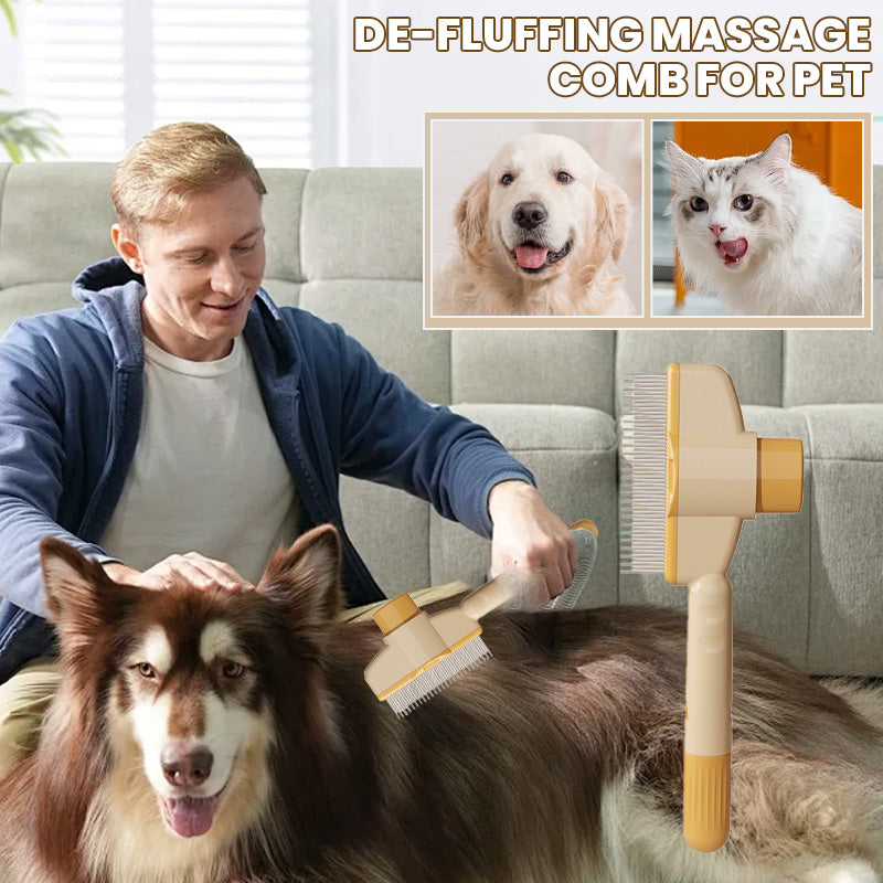 📢📢40% OFF !! ⏰De-Fluffing Massage Comb for Pet