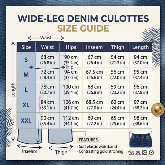 📢📢30% OFF !! ⏰Women's Pull-On Wide-Leg Cropped Denim Jeans